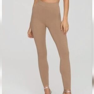 Good American Womens Essential Leggings Putty